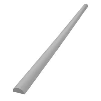 （株）カーボーイ 安心クッション半円型90cm 細 安心クッション半円型９０ｃｍ　細 AC-201 ﾗｲﾄｸﾞﾚｰ