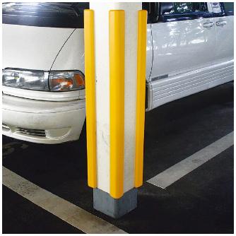 （株）カーボーイ PUクッションL字型 1m ＰＵクッションＬ字型　１ｍ PU-22 ﾌﾞﾗｳﾝ