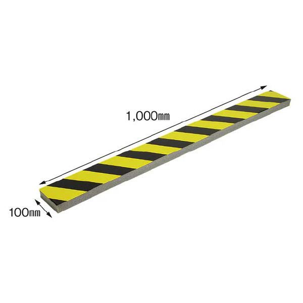 （株）カーボーイ やわらかトラクッション極厚手 やわらかトラクッション極厚手　１０ｃｍ YT-08 ﾌﾞﾗｯｸ/ｲｴﾛｰ