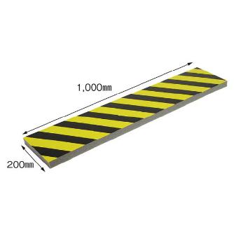 （株）カーボーイ やわらかトラクッション極厚手 やわらかトラクッション極厚手　２０ｃｍ YT-09 ﾌﾞﾗｯｸ/ｲｴﾛｰ