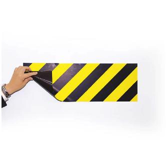 （株）カーボーイ トラマグネットシート トラマグネットシート　１００ｍｍ×１ｍ TG-01 ﾌﾞﾗｯｸ/ｲｴﾛｰ