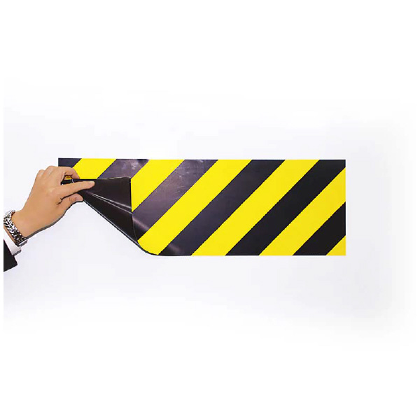 （株）カーボーイ トラマグネットシート トラマグネットシート　１００ｍｍ×１ｍ TG-01 ﾌﾞﾗｯｸ/ｲｴﾛｰ