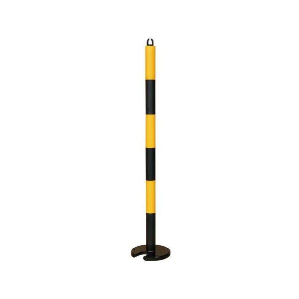 （株）カーボーイ やわらかゴムポール やわらかゴムポール　１２０ｃｍ GP-06A ﾌﾞﾗｯｸ/ｲｴﾛｰ