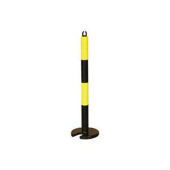 （株）カーボーイ やわらかPUポール やわらかＰＵポール　８０ｃｍ GP-11A ﾌﾞﾗｯｸ/ｲｴﾛｰ