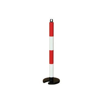 （株）カーボーイ やわらかPUポール やわらかＰＵポール　８０ｃｍ GP-12A ﾚｯﾄﾞ/ﾎﾜｲﾄ