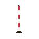 （株）カーボーイ やわらかPUポール やわらかＰＵポール　１２０ｃｍ GP-14A ﾚｯﾄﾞ/ﾎﾜｲﾄ