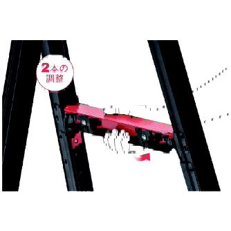 アルインコ（株） GAUDI 伸縮脚付はしご兼用脚立 GUD ＧＡＵＤＩ　伸縮脚付はしご兼用脚立 GUD180X