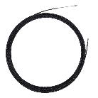 ミノル工業（株） 通線用ワイヤー (3本撚り線 黒)