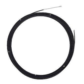 ミノル工業（株） 通線用ワイヤー (3本撚り線 黒) メジャー付 通線用ワイヤー（３本撚り線　黒） MC606030M