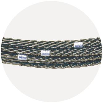 ミノル工業（株） 通線用ワイヤー (3本撚り線 黒) メジャー付 通線用ワイヤー（３本撚り線　黒） MC606030M