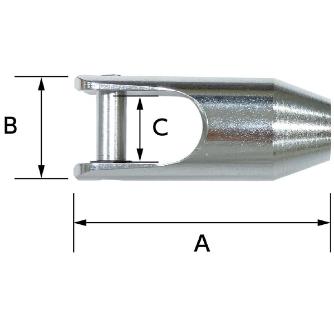 ミノル工業（株） ロープ用フック P ロープ用フック P-4196