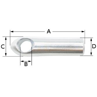 ミノル工業（株） リードヘッド P リードヘッド　２．５ｘ４ｍｍ用 P4106-11