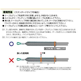 ミノル工業（株） ケーブルグリップSUS (二重編) ケーブルグリップＳＵＳ（二重編） MC80060WSUS