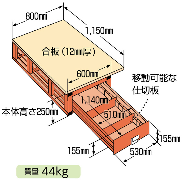 ミノル工業（株） 5ドア用フロアーキャビネット ５ドア用フロアーキャビネット A-5517