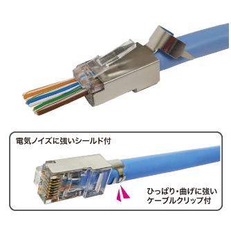 ジェフコム（株） カテゴリー6Aモジュラープラグ M6A カテゴリー６Ａモジュラープラグ M6A-1P-876SCT