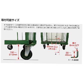 両備ホールディングス（株）　両備テクノモビリティーカンパニー スマリーリンク カゴ台車用 SAK スマリーリンク　カゴ台車用 SAK-100C01