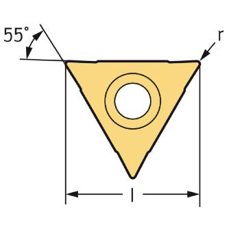 ワルタージャパン（株） ねじ切りカッターチップ P26310 ねじ切りカッターチップ P26310-09G11-D61 WSM37G