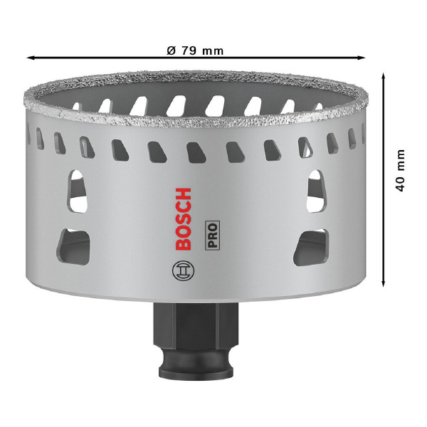 ボッシュ（株） 磁器タイル用乾式ダイヤモンドホールソー 磁器タイル用乾式ダイヤモンドホールソー 2608901572