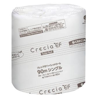 日本製紙クレシア（株） クレシアEF トイレットロール クレシアＥＦトイレットロール／大箱単位 10102 90mｼﾝｸﾞﾙ