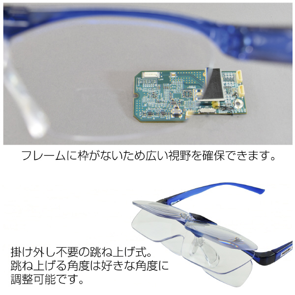 ホーザン株式会社 メガネルーペ メガネ型ルーペ L-94-1.6