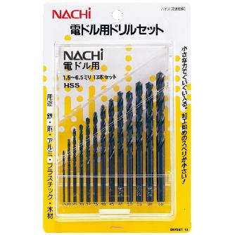 （株）不二越 電ドル用ドリル セット DIYSET 電ドル用ドリル　１３本セット DIYSET13