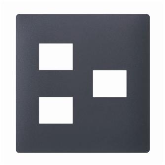 パナソニック（株）　電材 アドバンスコンセントプレート3コ用 アドバンスコンセントプレート３コ用 WTL7073HK