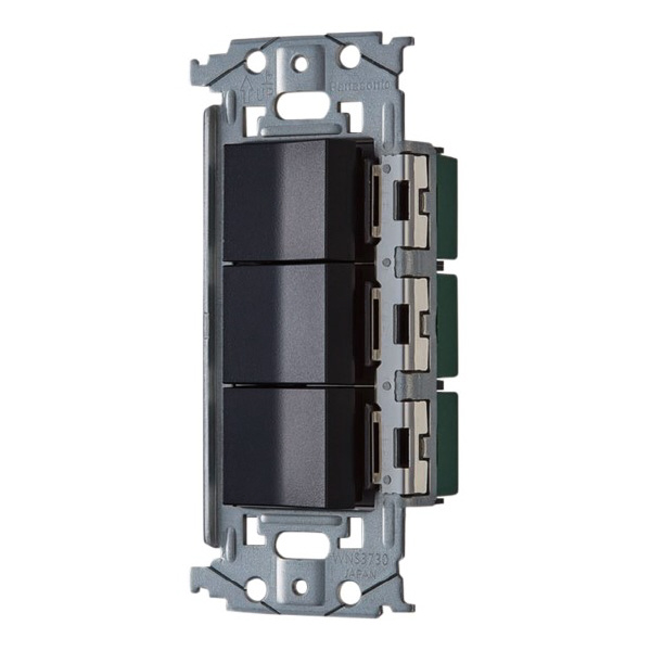 パナソニック（株）　電材 SOーSTYLE埋込スイッチセット WNSS ＳＯーＳＴＹＬＥ埋込スイッチセット WNSS50242B