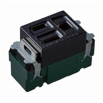 パナソニック（株）　電材 埋込接地コンセント WN 埋込接地コンセント（ブラック） WN1101B