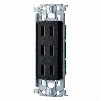 パナソニック（株）　電材 埋込トリプルコンセント(金属枠付) WTL 埋込トリプルコンセント（金属枠付） WTL13033MB