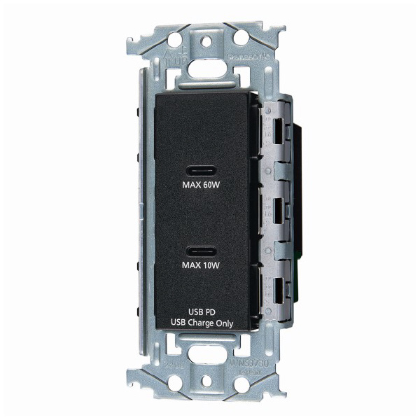 パナソニック（株）　電材 埋込充電用USBコンセント WTL 埋込充電用ＵＳＢコンセント WTL1488MB