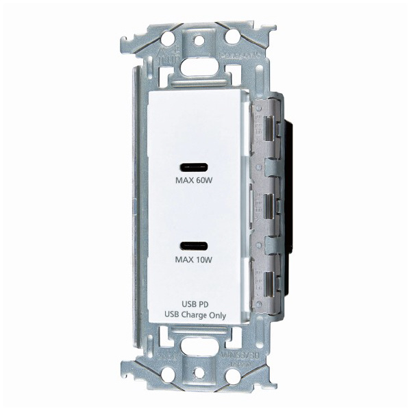 パナソニック（株）　電材 埋込充電用USBコンセント WTL 埋込充電用ＵＳＢコンセント WTL1488MW