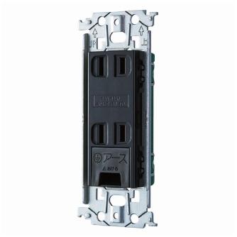 パナソニック（株）　電材 埋込アースターミナル付ダブルコンセント WTL 埋込アースターミナル付ダブルコンセント WTL1532B