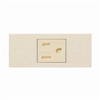 パナソニック（株）　電材 埋込扉付接地コンセント(送り端子付) WN 埋込扉付接地コンセント（送り端子付） WN11511F