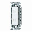 パナソニック（株）　電材 コスモワイド21埋込扉付ダブルコンセント