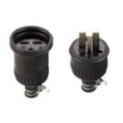 パナソニック（株）　電材 接地2P30A防水ゴムコードコネクタ