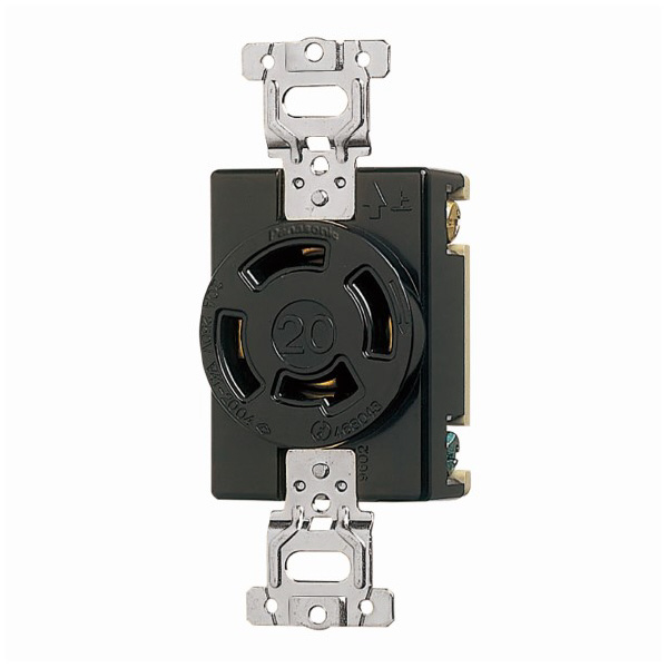 パナソニック（株）　電材 接地3P20A引掛埋込コンセント 接地３Ｐ２０Ａ引掛埋込コンセント・Ｂ WF2420BK