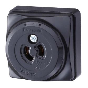 パナソニック（株）　電材 2P15A引掛露出コンセント WK ２Ｐ１５Ａ引掛露出コンセント・Ｂ WK2215
