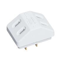 パナソニック（株）　電材 三角タップ1500 WH