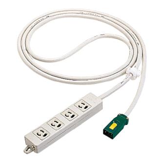 パナソニック（株）　電材 ハーネス用OAタップ接地抜け止め WFA ハーネスＯＡタップ接地抜止３ｍ４コ口グレ WFA6634HG