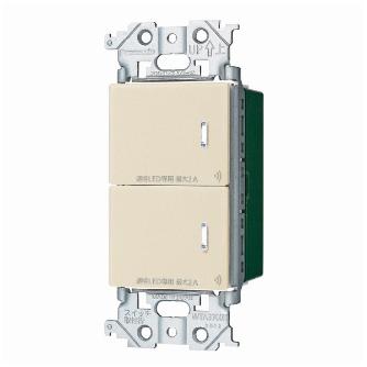 パナソニック（株）　電材 アドバンスシリーズリンクプラス埋込ダブルスイッチ WTY アドバンスＳリンクプラス埋込ダブルＳＷ WTY2202F