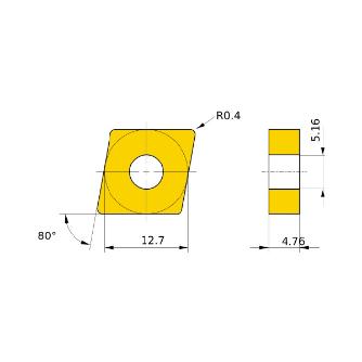 三菱マテリアル（株） 旋削用インサート(CBNコーティング) BL-CNGM 旋削用インサート（ＣＢＮコーティング） BL-CNGM120404TN2 BC8220