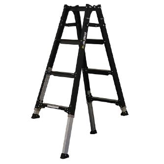 アルインコ（株） 伸縮脚付はしご兼用脚立 PRW 伸縮脚付はしご兼用脚立 PRW-120BK