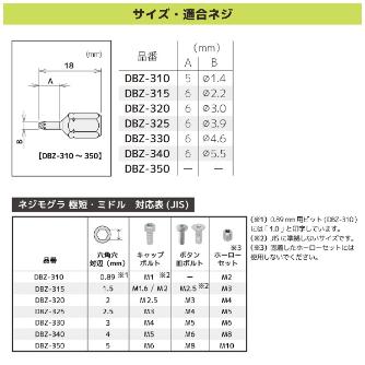 （株）エンジニア STUBBYドライヴ＆ネジモグラ極短 DZ ＳＴＵＢＢＹドライヴ＆ネジモグラ極短 DZ-94