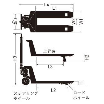 （株）をくだ屋技研 環境配慮キャッチパレットトラック 環境配慮キャッチパレットトラック PS-CP-15M-85