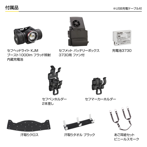 （株）ＴＪＭデザイン セフメット電気工推奨セット セフメット電気工推奨セットマットブラック HSMBEA