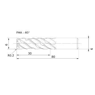 三菱マテリアル（株） スマートミラクルエンドミル VQELCSRB スマートミラクルエンドミル VQELCSRB D0600R020