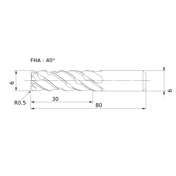 三菱マテリアル（株） スマートミラクルエンドミル VQELCSRB スマートミラクルエンドミル VQELCSRB D0600R050