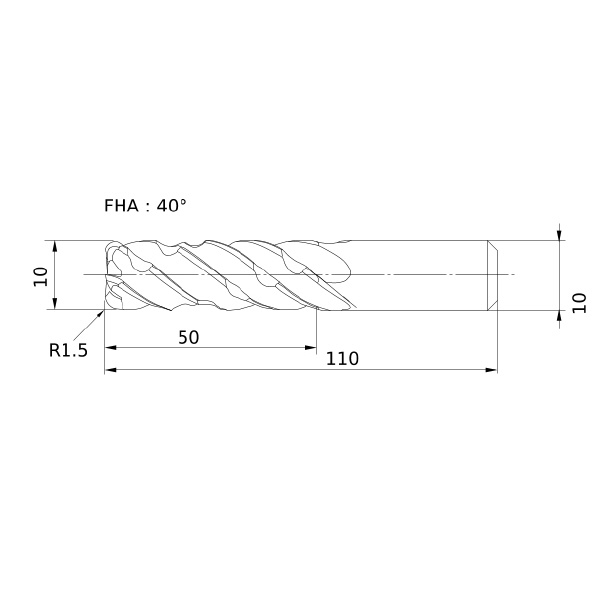 三菱マテリアル（株） スマートミラクルエンドミル VQELCSRB スマートミラクルエンドミル VQELCSRB D1000R150