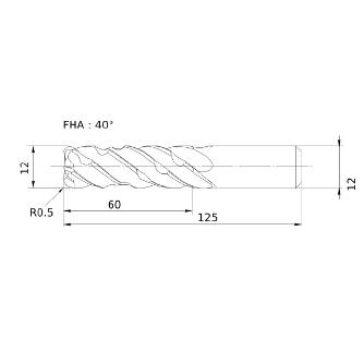 三菱マテリアル（株） スマートミラクルエンドミル VQELCSRB スマートミラクルエンドミル VQELCSRB D1200R050