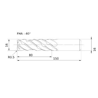 三菱マテリアル（株） スマートミラクルエンドミル VQELCSRB スマートミラクルエンドミル VQELCSRB D1600R050